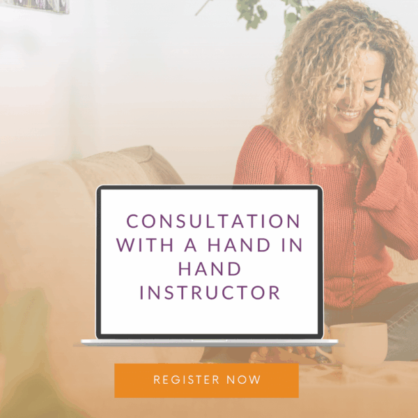 Consultation with a Hand in Hand instructor
